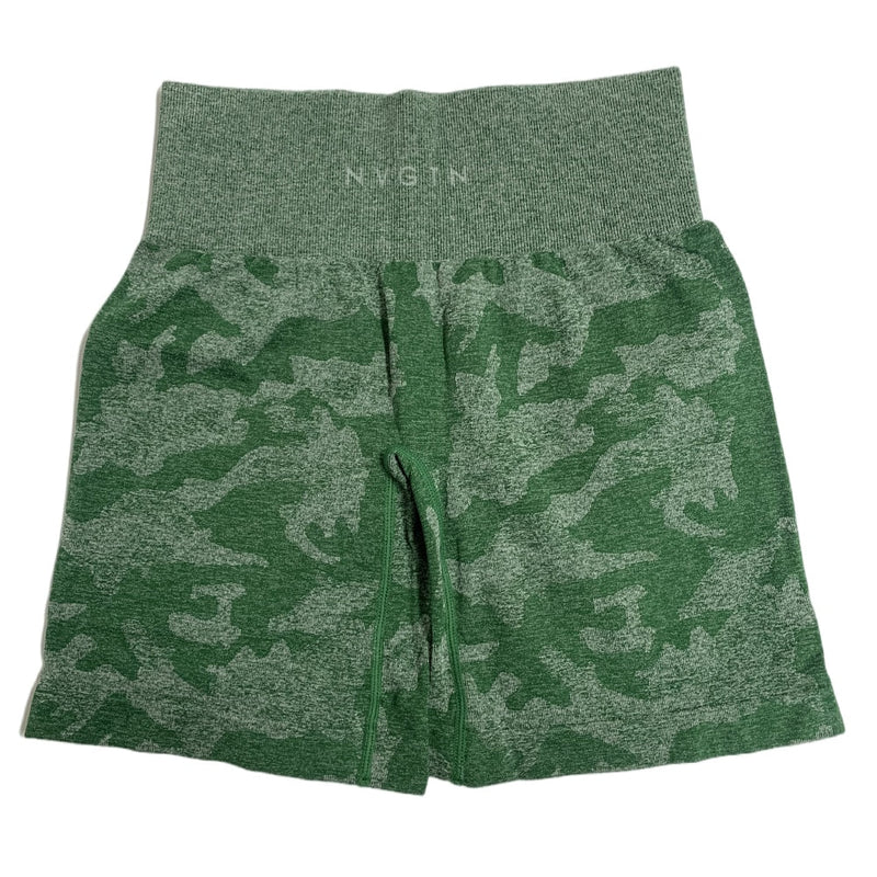 Shorts sem costura camuflado - Inspira Magazine