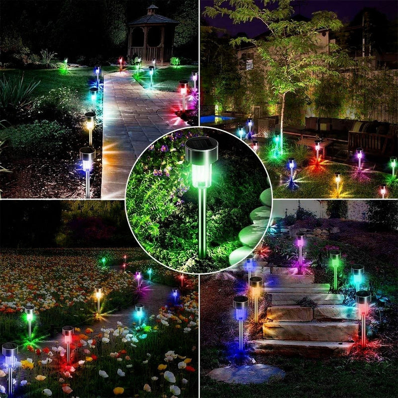 Lâmpada LED Solar À Prova D'água Para Jardim - Inspira Magazine