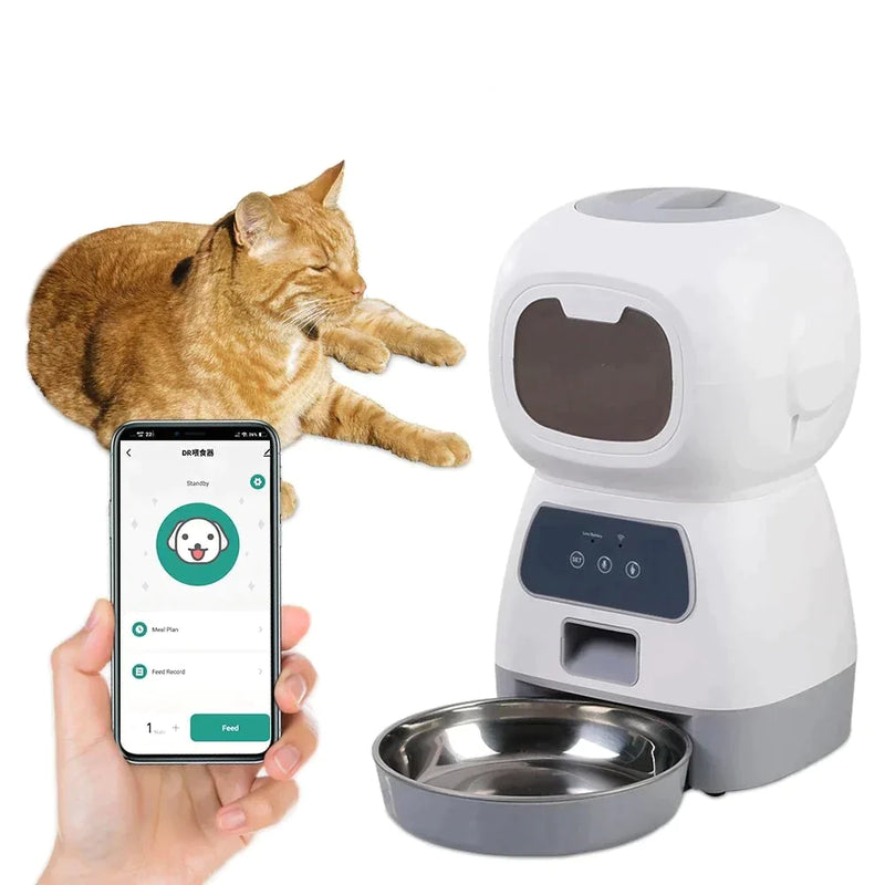 Alimentador Automático para Cães e Gatos - Inspira Magazine