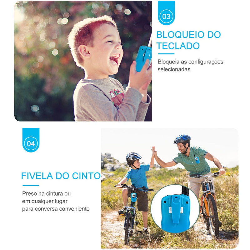 Walkie Talkie Portátil infantil - Inspira Magazine