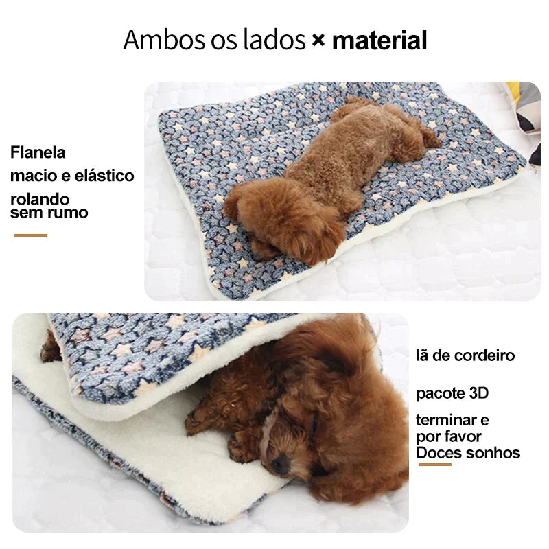 Cobertor peludo - serve como caminha para seu pet - Inspira Magazine